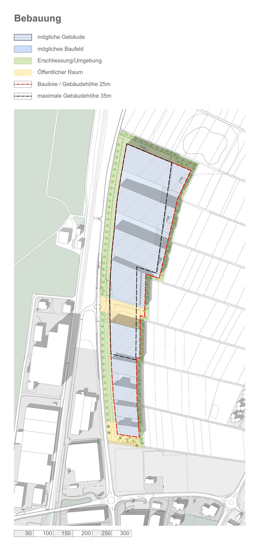 Schemaplan Bebauung